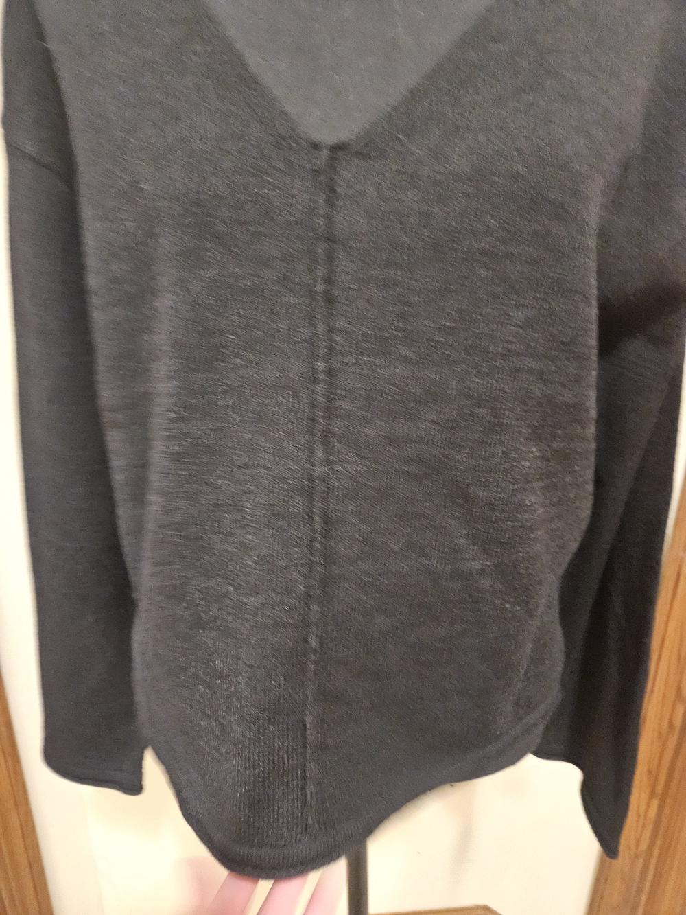ARULA Black V-Neck Knit Sweater - Picture 2 of 8